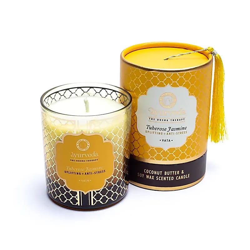 Ayurveda Candela profumata VATA Tuberose Jasmine - Fragranza Gelsomino | Scopri su Clorophilla Shop