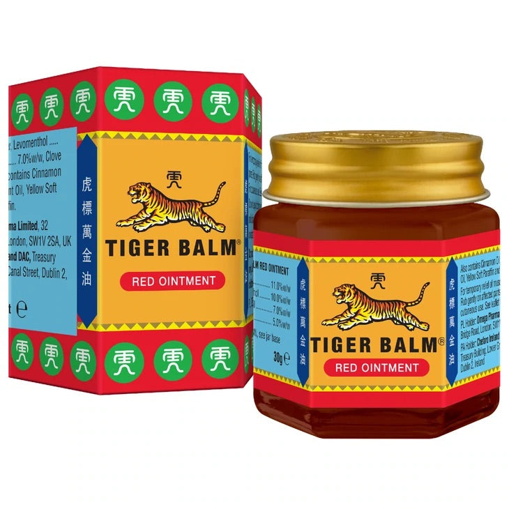 Tiger Balm Balsamo di Tigre Rosso Unguento Dolori Muscolari e Articolari Originale - Diversi formati | Scopri su Clorophilla Shop