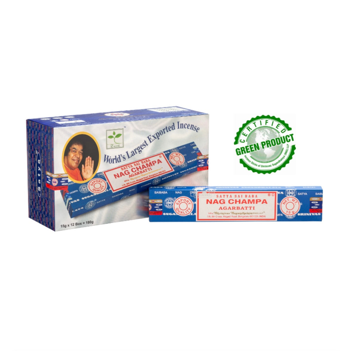 SATYA INCENSO IN BASTONCINI - Nag champa | Scopri su Clorophilla Shop