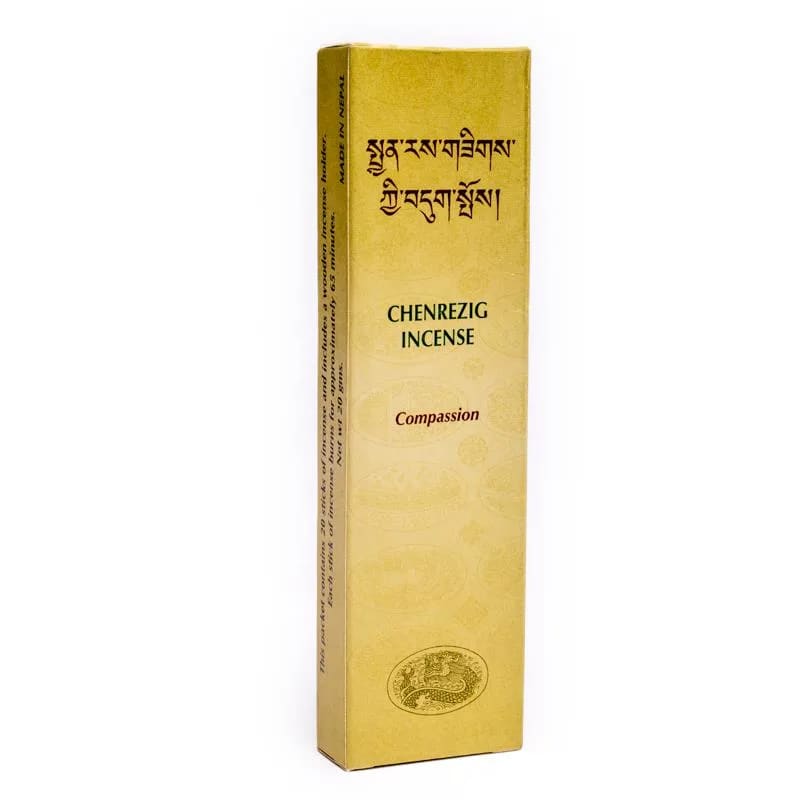 Himalayan Mountain CHENREZIG Incenso Tibetano in Bastoncini 100% Naturale - Erbe e Piante Sacre Medicina Cinese - 20 stick + Portaincenso incluso | Scopri su Clorophilla Shop