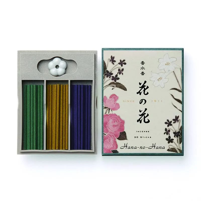 Nippon Kodo "Hana no Hana" Incenso Giapponese - Confezione Regalo con Portaincenso incluso | Scopri su Clorophilla Shop