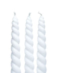Candela a spirale Bianca da Tavola - Non profumata | Scopri su Clorophilla Shop