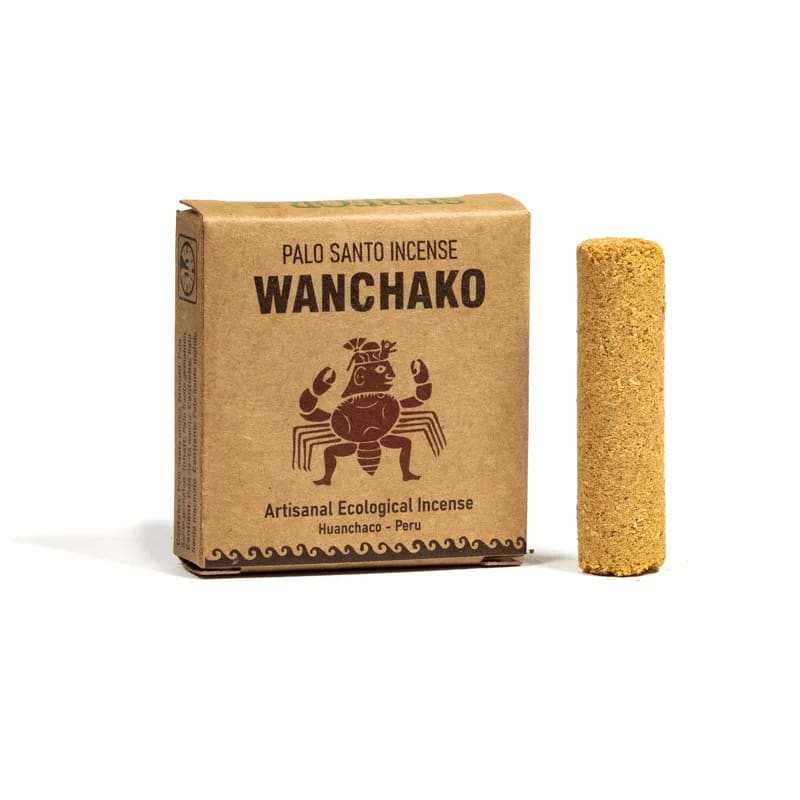 Wanchako Incenso Palo Santo 100% Naturale Made in Perù - PURIFICANTE E RILASSANTE | Scopri su Clorophilla Shop