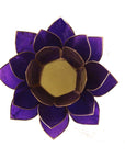 Loto illuminazione d'atmosfera in Conchiglia Lapiz 7 Chakra - Portalumino viola | Scopri su Clorophilla Shop