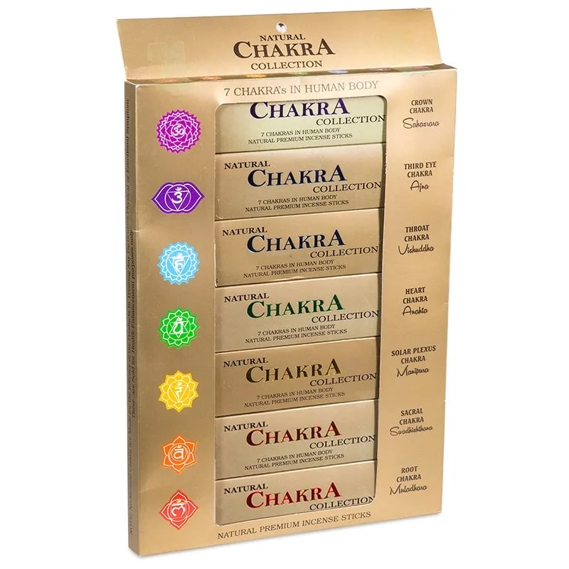 Natural Chakra Collection Confezione Regalo Set Incensi in Bastoncini 7 Chakra | Scopri su Clorophilla Shop