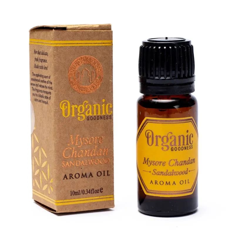 Organic Goodness Mysore Chandan Olio Essenziale Aromatico Sandalo - 10ml | Scopri su Clorophilla Shop