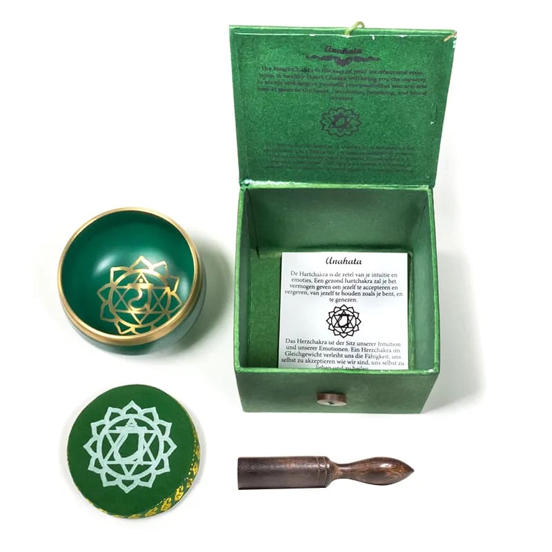 Campana Tibetana 4 Chakra del Cuore - Batacchio e Cuscino Inclusi | Scopri su Clorophilla Shop
