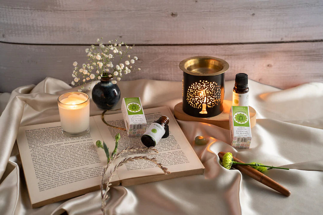 Aromafume olio essenziale Anahata 4 Chakra del Cuore - AMORE, ACCETTAZIONE E GENTILEZZA | Scopri su Clorophilla Shop