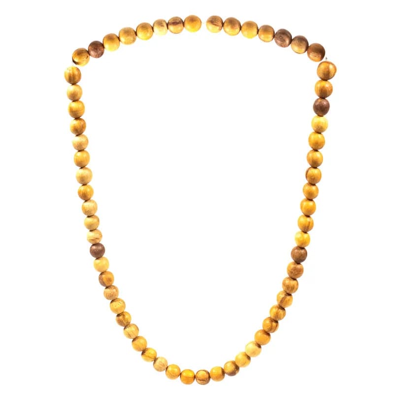COLLANA IN PALO SANTO ELASTICA - Purificazione, energia positiva e armonia | Scopri su Clorophilla Shop