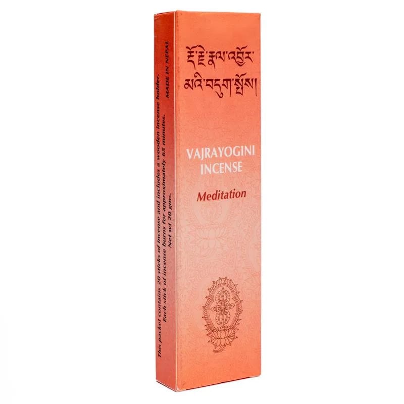Himalayan Mountain VAJRAYOGINI Incenso Tibetano in Bastoncini 100% Naturale - Erbe e Piante Sacre Medicina Cinese - 20 stick + Portaincenso incluso | Scopri su Clorophilla Shop