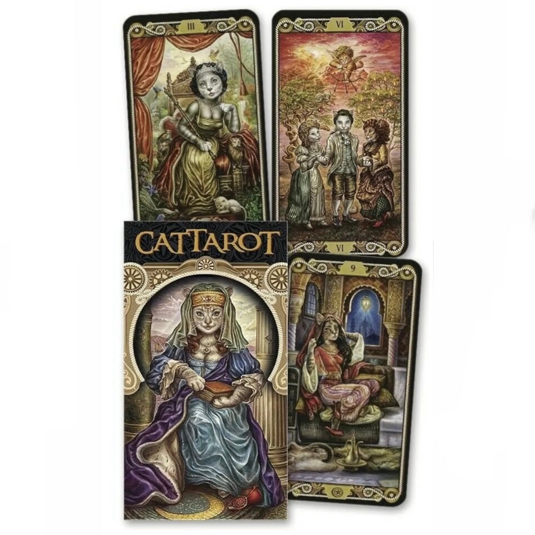 Lo Scarabeo "CatTarot" Tarocchi - 78 carte con istruzioni | Scopri su Clorophilla Shop