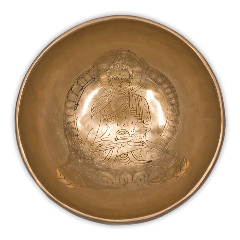 Campana tibetana Buddha della Medicina in Bronzo 12cm 300-400g | Scopri su Clorophilla Shop